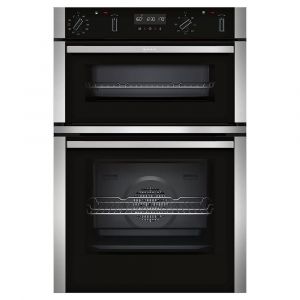 Neff U2ACM7HH0B N50 Built In Pyrolytic Double Oven in Stainless Steel