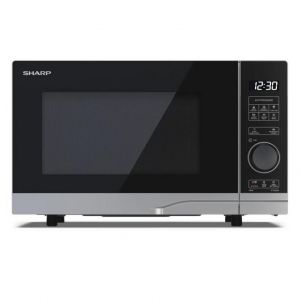 Sharp YC-PS204AU-S Freestanding 20 Litre 700W Solo Microwave in Black and Silver
