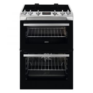 Zanussi ZCI66280XA 60cm Induction Double Oven Cooker Stainless Steel