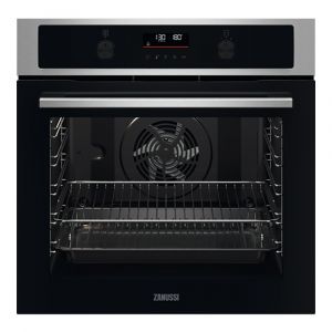 Zanussi ZOPND7XN Series 60 Built In Pyrolytic Air Fry Single Oven in Stainless Steel