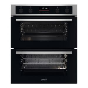 Zanussi ZPCNA7XN Series 40 Built Under Air Fry Catalytic Double Oven in Stainless Steel