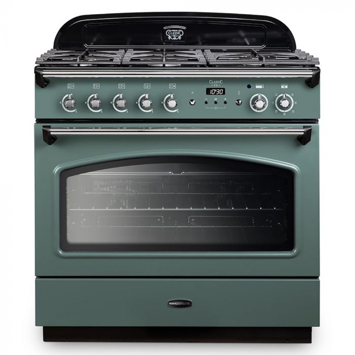 Appliance Shop - Rangemaster CLAS90FXDFFMG/C Dual Fuel Range Cooker