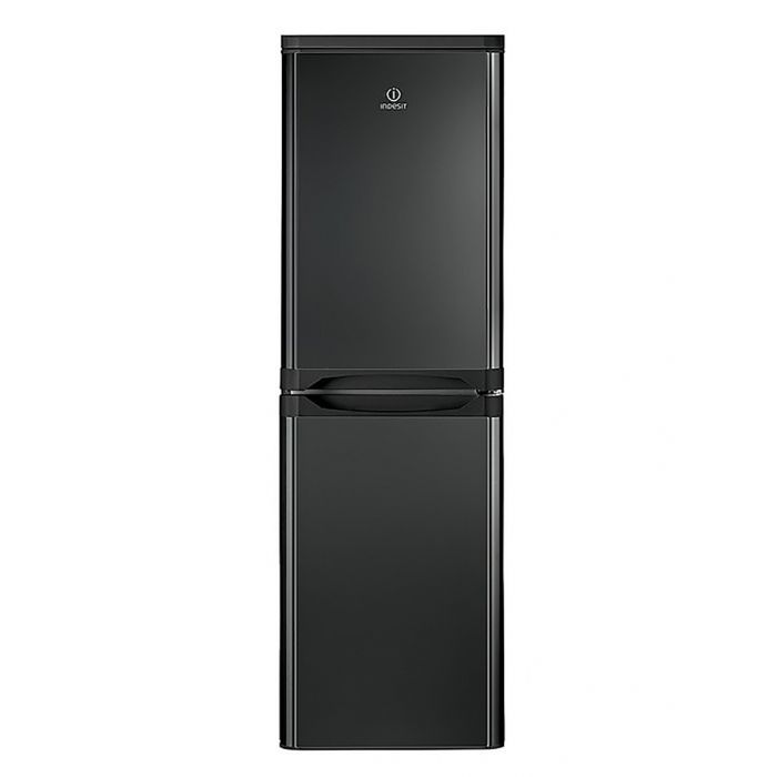 black indesit fridge